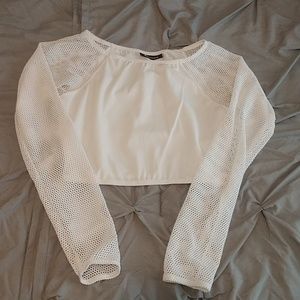 Mesh Sleeve Workout Top